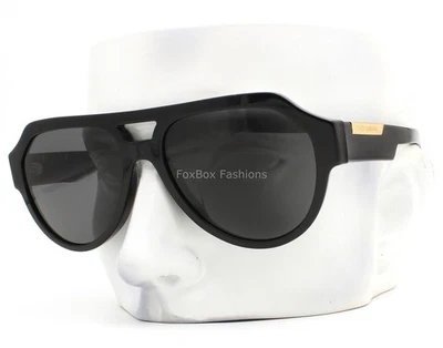 Gafas de sol Dolce Gabbana DG 4466F 501/87 negro pulido con estuche ajuste alternativo Foto 1 de 4