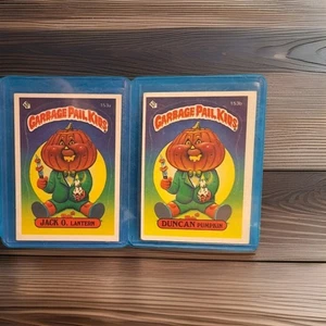 Müll Eimer 153a /153b Duncan Pumpkin/Jack O Lantern GPK Aufkleber  - Bild 1 von 2