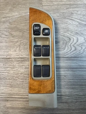 INFINITI QX4 2001-2004 MASTER BLOQUEO ELÉCTRICO INTERRUPTOR VENTANA IZQUIERDA GRANO MADERA OEM Foto 1 de 4