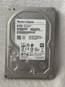 Western Digital Ultrastar DC HC320 8TB SATA 6Gb/s HDD HUS728T8TALE6L4 - Picture 1 of 4