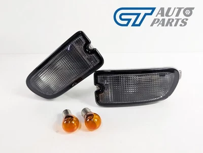 Черные указатели поворота на передний бампер для Subaru Impreza GC8 GF8 98-00 годов выпуска - Изображение 1 из 4