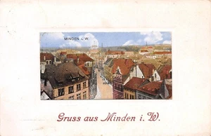 843599) Gruss aus Karte Minden gelaufen 1918 - Bild 1 von 1