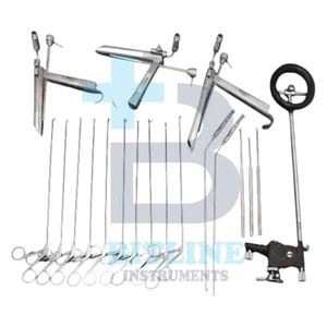 Pedestal Laryngoscope Set Micro Laryngeal Surgery ENT Endoscopic Instruments - Picture 1 of 3