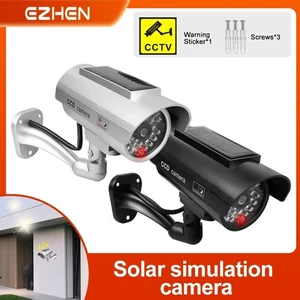 Dummy Security Camera Fake LEDs Flashing Light Home Surveillance Waterproof - Picture 1 of 10