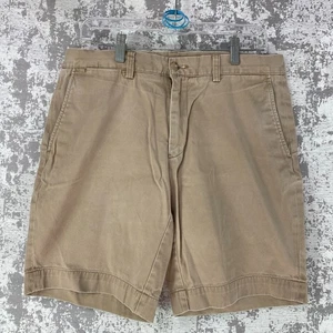 Polo Ralph Lauren Classic Fit 9" Chino Shorts Mens Size 33 Brown Cotton Casual - Picture 1 of 14