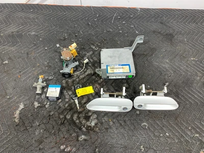 2001-2002 Mazda Miata Oem Key Ignition ECU Door Trunk Lock Set M/T BTT3-18-881 - Image 1 of 4