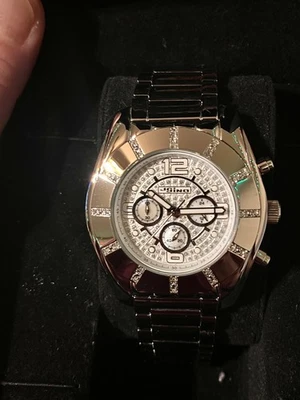 Oversized Jojino Men's Diamond Watch 0.25ct Iced Out White Dial with Subdial - Image 1 of 4