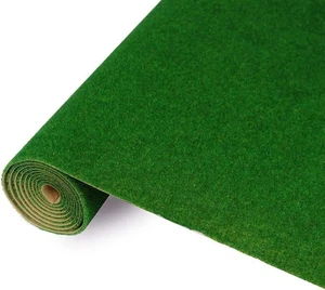 CP122 Artificial Model Grass Mat Trains Dark Green 40x100cm or  - Foto 1 di 8