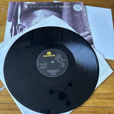 MORRISSEY - THE MORE YOU IGNORE ME THE CLOSER I GET. MINT UNPLAYED VINYL  POSTER - Image 1 of 4