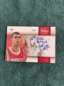 Scheda Basket Auto Shane Battier 2009-10 Panini Studio #15 firmata a mano - Foto 1 di 2