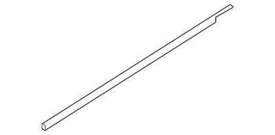 Nissan Máxima 2016-2023 genuino - Moldura de cinturón 80821-4RA0A Foto 1 de 2