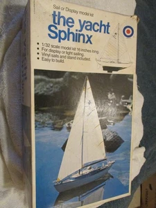 De colección Entex Velero Ketch Boat SPHINX Plástico Modelo 1/32 KIT #9005 Raro - Imagen 1 de 4