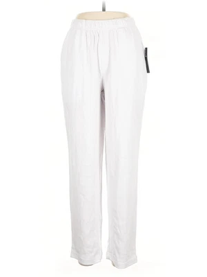 Pantalones informales blancos para mujer Roaman 12 Petites Foto 1 de 4