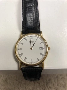 Vintage Men’s Seiko Gold Stainless Dress Watch 5Y39-7010 Great Condition - Picture 1 of 11