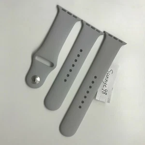 Original Genuino Apple Watch Serie 6 SE 5 4 Banda Deportiva 38mm 40mm Plateado Pin Niebla - Imagen 1 de 9