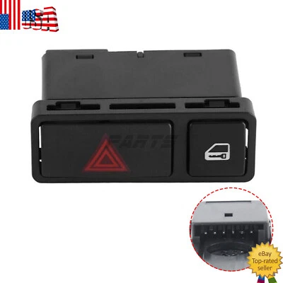 Interruptor de bloqueo central de puerta de luz de peligro de emergencia de advertencia para BMW 325i 61318368920 Foto 1 de 4