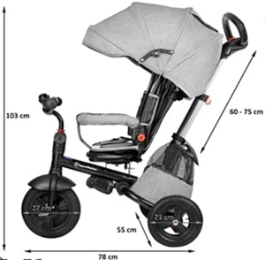 Mondial Toys Triciclo Passeggino 6 in1 - Foto 1 di 9