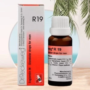 2 Packs Dr Reckeweg Germany R19 Glandular Drops for Men - Picture 1 of 3