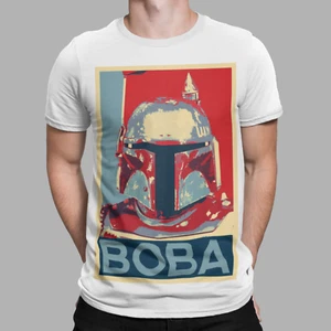 The Mandalorian T-Shirt Silhouette Tatooine Star Wars Boba Fett Tee Retro Gift - Picture 1 of 1