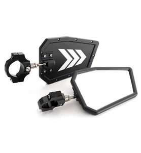 Paquete de 8 espejos retrovisores laterales de aluminio para UTV de 1,5""-2" para Polaris RZR PRO XP Can-Am - Imagen 1 de 7
