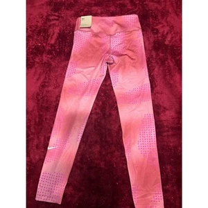Nike Leggings Girls Small Dri Fit One Lux Pink NWT high-rise - Picture 1 of 4