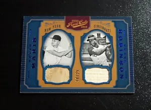 2016 Prime Cuts Roger Maris / Frank Robinson Dual Bat Karte #ed /25 - Bild 1 von 2