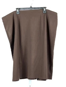 EST 1946 brown straight skirt 26/28W 747 - Picture 1 of 6