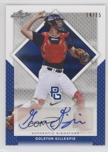 2016 Leaf Perfect Game National Showcase Blue /15 Golston Gillespie #BA-261 Auto