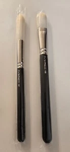 MAC Cosmetics #137 Brush, #168 Brush, Authentic! Made In Japan, Lot of 2 - Picture 1 of 2