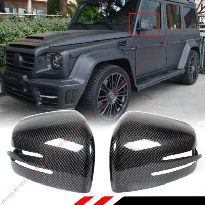 PARA 13-18 MERCEDES BENZ W463 W166 G GL GLS ML GLE FIBRA DE CARBONO ESPEJOS RETROVISORES TAPAS Foto 1 de 4
