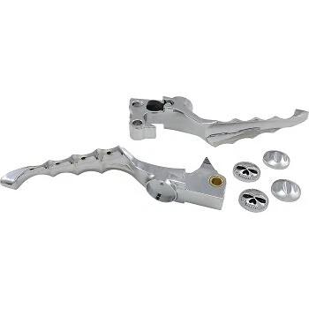 Juego de palancas de embrague y freno Kuryakyn 1060 cromadas Zombie para Harley Sportster 04-13 Foto 1 de 1