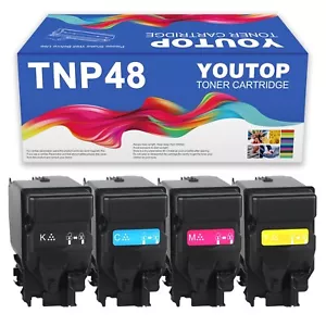 YOUTOP TNP48 Toner Cartridges (4pck) (TNP48-BCMY) - Picture 1 of 3