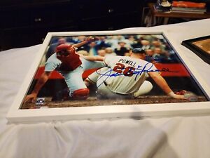 Orioles John Boog Powell Autographed Safe 70 World Series Autographed Framed...