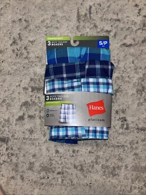 Boxers Hanes Boys Ultimate Tagless 3 pares colores surtidos talla S (6-8) Foto 1 de 2