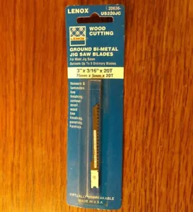 Stichsäge Lenox Bimetall 20 TPI Holzrolle Feinschnitt Laminat 3" U-Schaft US320JC - Bild 1 von 2