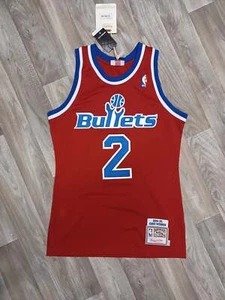 Chris Webber Authentic Washington Bullets Jersey Size Small - Picture 1 of 5