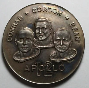 Apollo 12 .999 Silver Exploration of the Moon LW895 - Picture 1 of 4