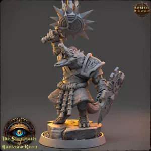 Crocodile Man Warrior Ashar Stargust - Daybreak Miniatures - Beastmen - Picture 1 of 4