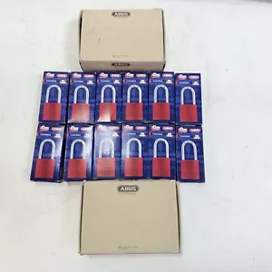 12 Pack - ABUS 72/40HB40 BLUE Padlock Alumium Lockout Jobsite Key Alike / 724011 - Picture 1 of 5