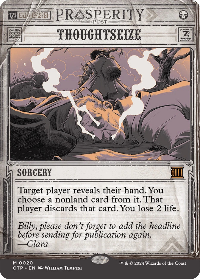 MTG Thoughtseize  - Breaking News #020 - Image 1 of 1