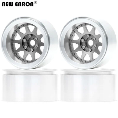 Aluminum -10MM Offset 2.2" Beadlock Wheel Rim For RC 1/10 Axial SCX10 TRX4 TRX6 - Image 1 of 4