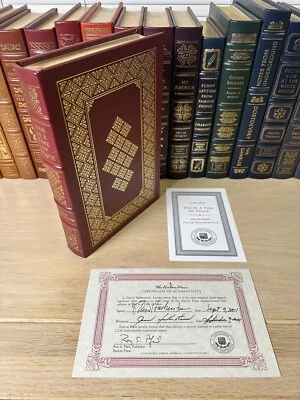 War in a Time of Peace, Halberstam, signed ✍️ 1st edi, Easton Press, Excellent - Image 1 of 4