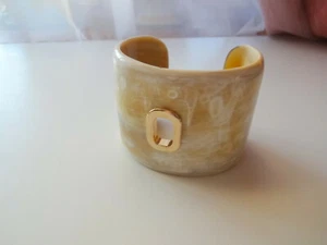 Brazalete de Colección Impresionante Monías Gerda Lynggaard Cuerno Masivo RARO - Imagen 1 de 12