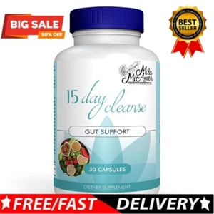 ☆Limpieza de 15 días Milamiamor - Cáscara de psyllium, probióticos - Limpieza y desintoxicación de colon - Imagen 1 de 15