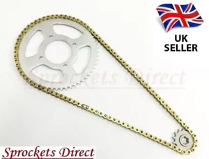 Kawasaki BX125 Ninja 2019 - 2024 Kette und Ritzel Set Gold Heavy Duty - Bild 1 von 5