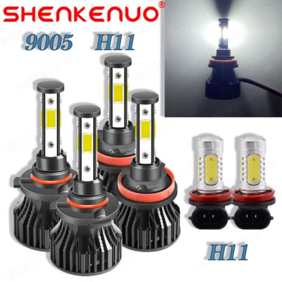 Kit de luces LED altas/bajas + antiniebla para Subaru WRX 2015 2016 2017 2018 2019 2020 Foto 1 de 4