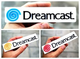 Sega Dreamcast 3D logo / shelf display / fridge magnet - Choice of 3 colours