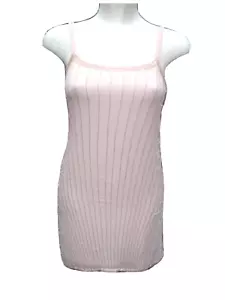 Pink Strappy Dress FOREVER21 Sexy Wedding Party Prom Club Size S M L UK 8 10 12 - Picture 1 of 11