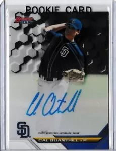 2016 Bowmans Best Cal Quantrill Auto Rookie Card RC #B16-CQ Mint - Picture 1 of 1