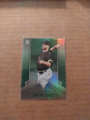 2020 Chronicles Baseball Dylan Cease Titanium Rookie Card #16 Green Parallel - Image 1 of 2